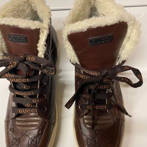 men's gucci boots with fur